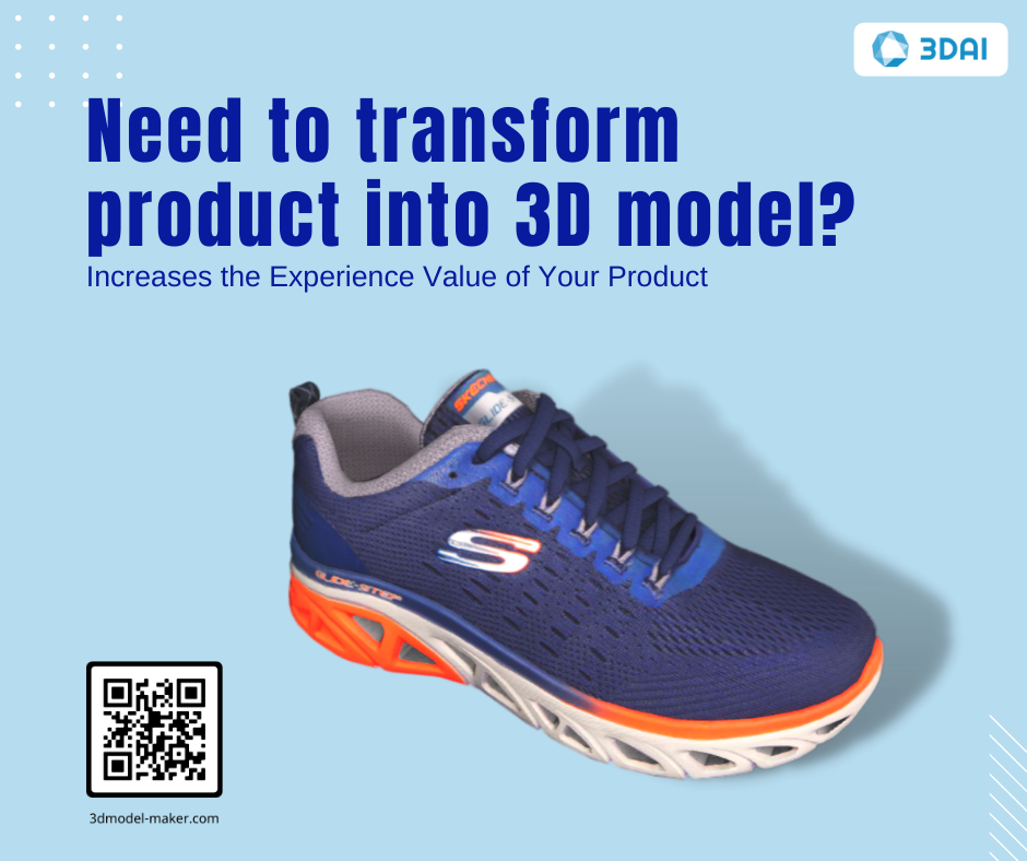 3D modeling services bridge the gap between in-store and online experiences with realistic 3D model