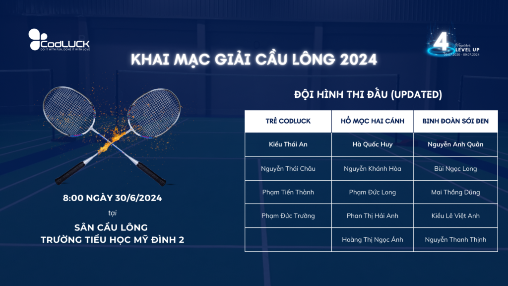 CodLUCK-4th-anniversary-badminton-tournament